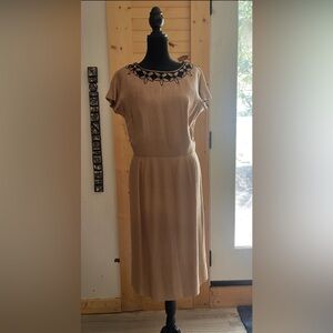 Vintage gold/tan dress